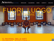 Tablet Screenshot of festivaldelleartigiudecca.org